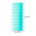 thumbnail image 3 of facefd Styling Hair Comb Light Weight Portable Small Useful Barbershop Tools Multi-functional Wide Tooth Candy Color Modelling Supply Lake Blue, 3 of 5