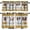 Rooster-11, variant on Rooster Chicken Kitchen Curtain,Farmhouse Rustic Vintage Country Patchwork Farm for Bedroom Dining Room Cafe Office Living Room Drapes, 54 x 18 in+ 27 x 36 in*2