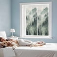 thumbnail image 4 of Green Mountain Window Privacy Film, Misty Forest Nature Woodland Pine Tree Landscape Static Cling UV Sun Blocking Tint Film Heat Control Windows Films for Bedroom Window Stickers 17.7"x39.3", 4 of 8
