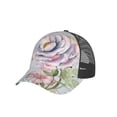 thumbnail image 7 of Picia Vintage Rose Pattern Trucker Hat,Baseball Cap,Sun Protection Cap,Stylish Headwear,Leisure Cap,Outdoor Sports Cap, 7 of 7