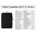 thumbnail image 2 of Funda para tablet TimoVo de 9 a 11 pulgadas para iPad 11 A16 2025, color negro, 2 of 8