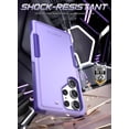 thumbnail image 4 of Poetic Neon Case for Galaxy S24 Ultra 6.8", Dual Layer Rugged Slim Shockproof Protective Cover, Purple, 4 of 5
