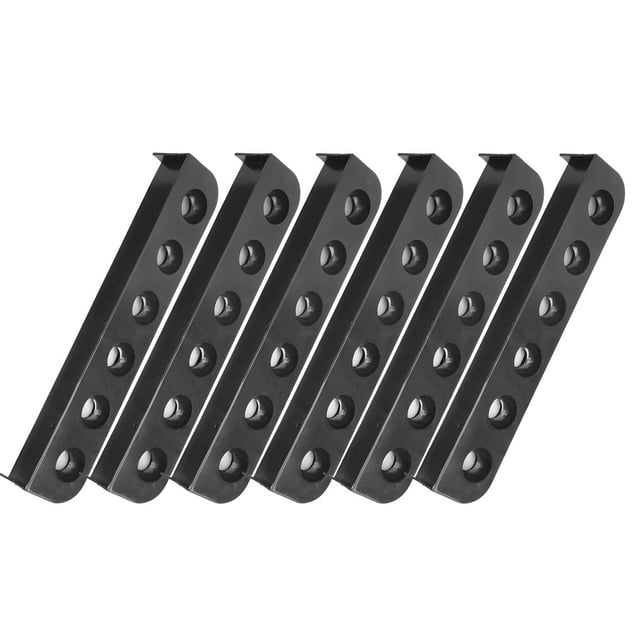 LYUMO Pool Cue Rack,6 Holes Cue Rack,3 Set 6pcs Billiards Snooker Accessory Plastic Wall Mounted Pool Cue Rack Bracket 6 Holes