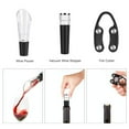 thumbnail image 2 of Brentwood WA-2001S Electric Wine Bottle Opener with Foil Cutter, Vacuum Stopper and Aerator Pourer - Silver, 2 of 11