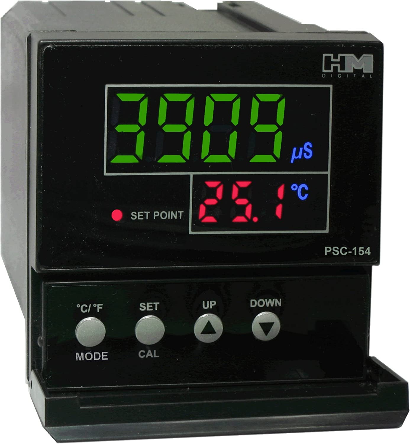 HM Digital PSC-154 TDS/EC Controller with 4-20mA Output, 0-9999 µS  Measurement Range, 0.1 µS/ppm Resolution, +/-2% Readout Accuracy 