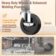 thumbnail image 4 of Perchero EAGMAK Heavy Duty Load, 190 kg, con estantes, negro, 4 of 9