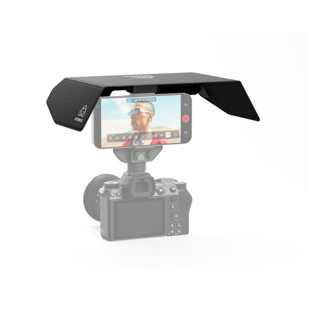 Teléfono Sunhood Atomos Ninja con visera de fibra de vidrio laminada