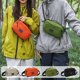 thumbnail image 1 of Bolsa bandolera Bolsa de pecho para exteriores, de nylon, impermeable, de gran capacidad, ligera, para almacenamiento versátil para viajar, deportes, para desplazarse, negra, beige, 1 of 8