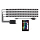 thumbnail image 1 of Tira de luces para coche de 72 luces con control por aplicación, regalo musical, luces interiores universales para debajo del tablero, kit de iluminación para mujeres y hombres 5V, 1 of 7