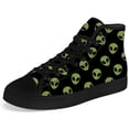 thumbnail image 5 of Aidianart Womens Alien High Top Shoes High Top Canvas Sneakers Size 7, 5 of 5