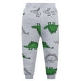 thumbnail image 4 of SXIMEE 2-7T Toddler and Boys Joggers Cotton Sweatpants Kids Pull-On Active Athletic Pants with Drawstring, 4 of 6