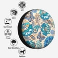 thumbnail image 6 of Kdxio Vintage Floral Butterflies for Tire Cover Wheel Protectors Tyre Covers Weatherproof Wheel Covers Universal Fit for Trailer Rv SUV Truck Camper Travel Trailers 15 inch, 6 of 8