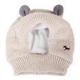 thumbnail image 1 of Pet Dog Knitted Beanie Ear Hat Cover Warm Cap, 1 of 5