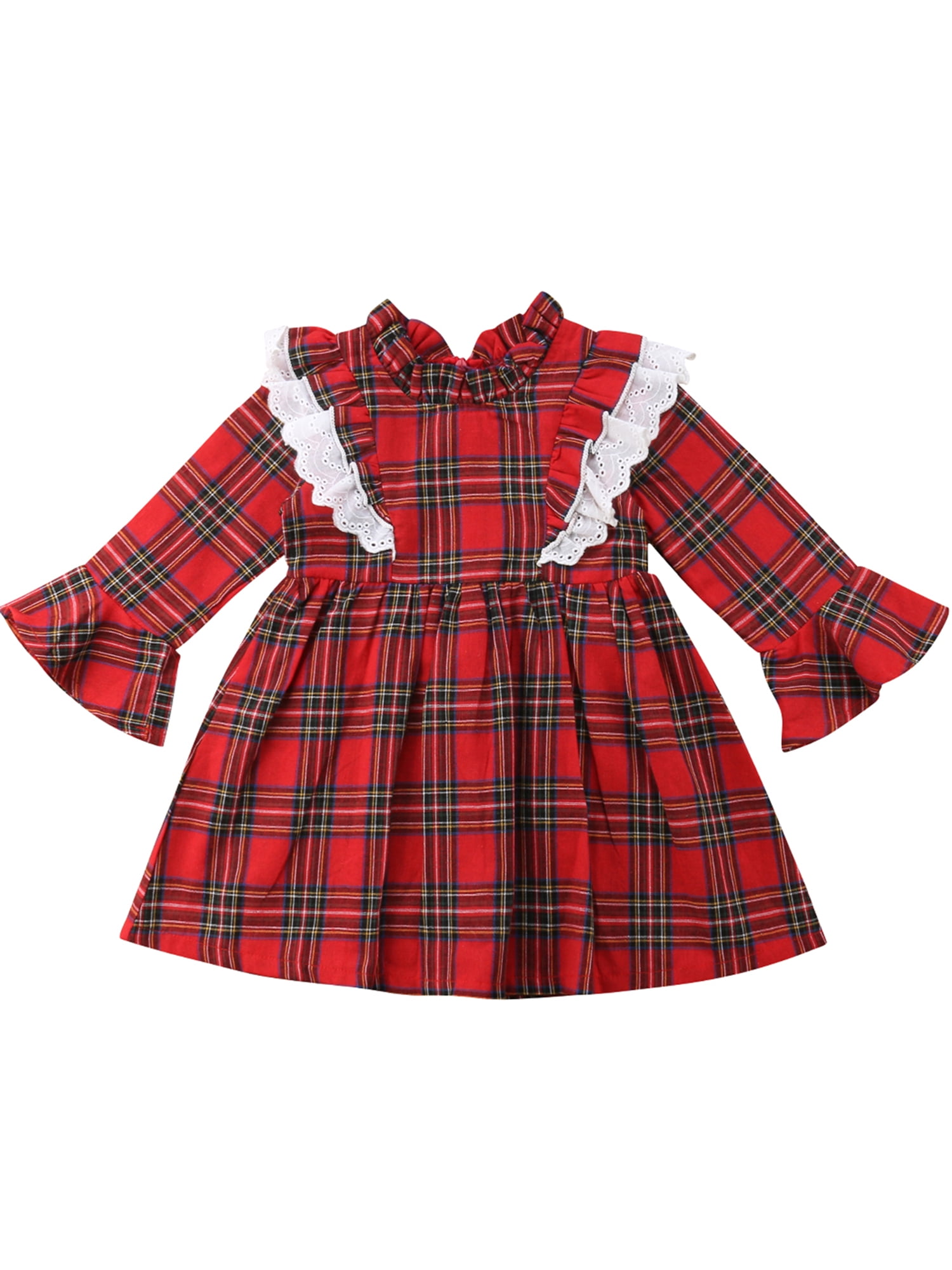 Details about   The Children's Place Red Plaid Christmas Dress Size 0-3 Months 