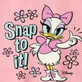 thumbnail image 2 of Disney - Daisy Duck - Snap To It - Youth Crewneck Fleece Sweatshirt, 2 of 4