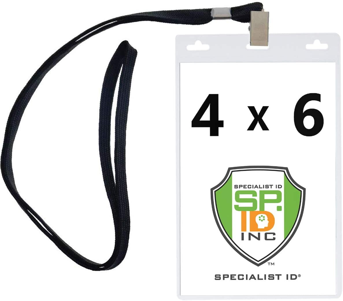 4X6 Extra Large Badge & Ticket Holders for Special Events 4 X 6 Inch 2 Pack 