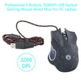 thumbnail image 3 of BQBQERT Mouse USB Game Gaming Mechanical Mouse 3200DPI 6 Buttons Mute, 3 of 9