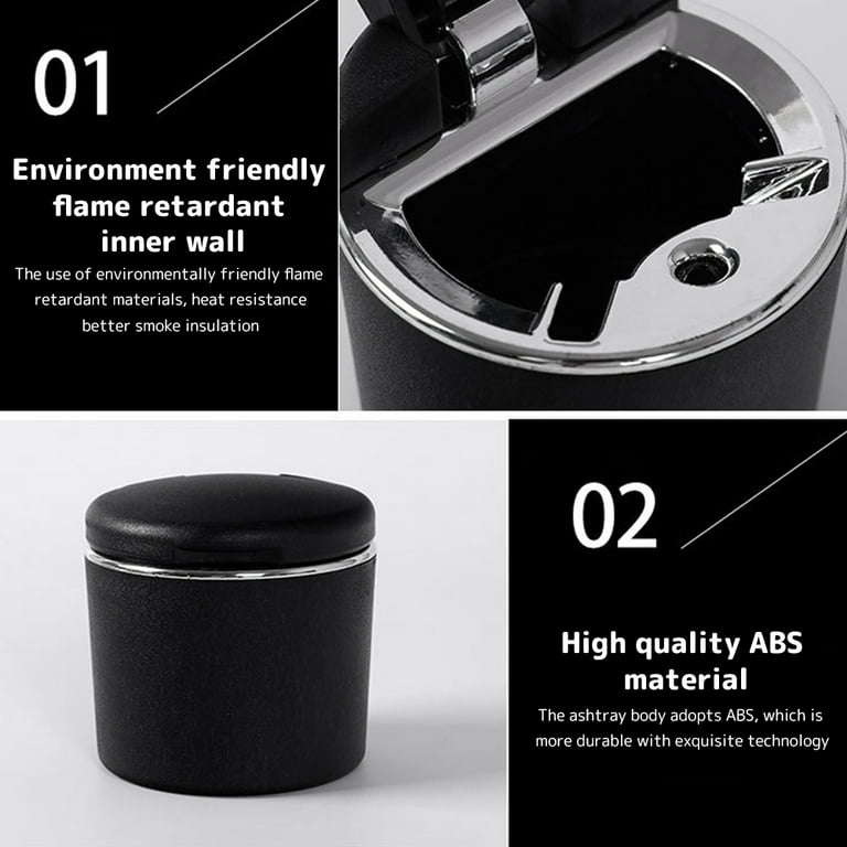 Buy Kookee Plastic Car Ashtray Bucket Container for Cigarette Butt, Self  Estinguishing for Outdoor Indoor Modern Home Decor Tabletop Office Ash Tray  for Smokers (9806) Online at Best Prices in India - JioMart.