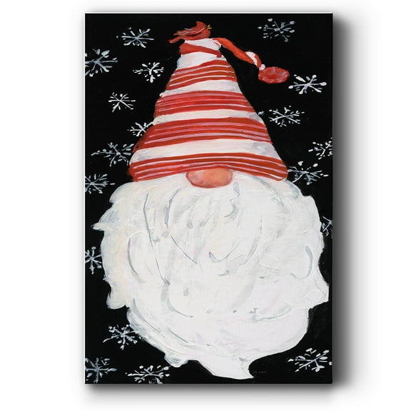 Winter Snow Gnome- Gallery Wrapped Canvas