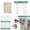 thumbnail image 6 of Coffee Kiosk Balloon Curtains for Windows, Bedroom Curtains 54 Inch Length, Retro Leisure Coffee Time Farmhouse Beige Tie Up Curtains Panels Thermal Insulated Bathroom Curtains Window 42"x54", 6 of 8