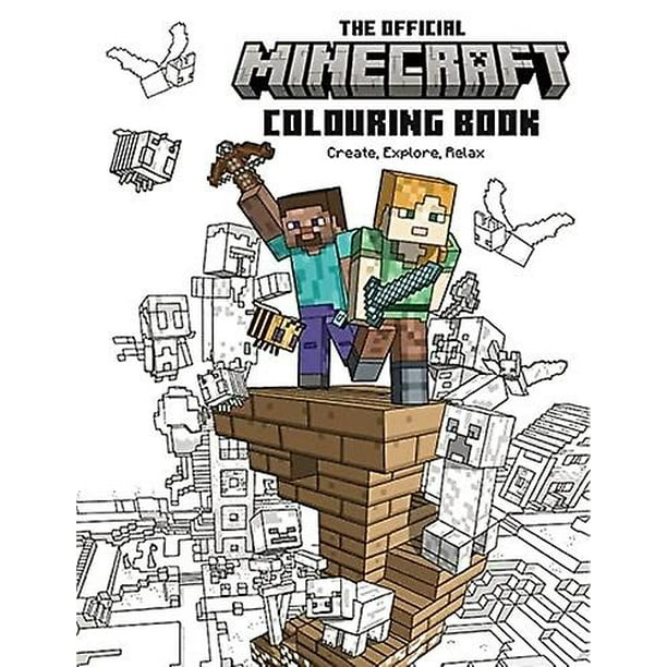 The Official Minecraft Colouring Book by Titan Books 
