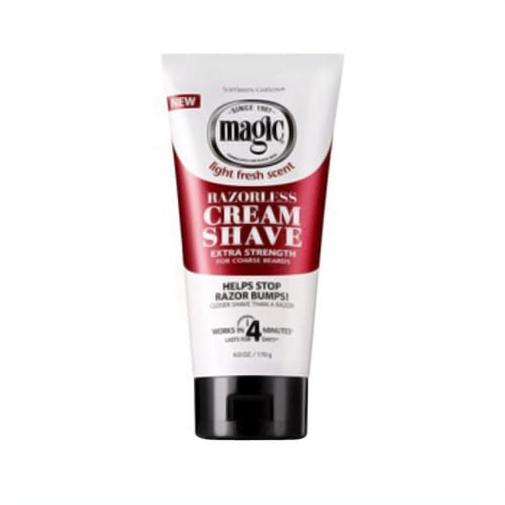 Magic Shave Cream - Extra Tube 6 oz. (Pack of 2)