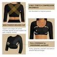 MISS MOLY Arm Shaper for Women Post Surgery Compression Shapewear 3/4