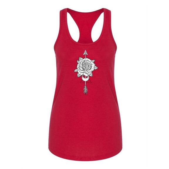 Rose And Arrow Racerback Tank Women -Image by Shutterstock, Female XX-Large