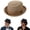 Khaki, variant on Pork Pie Hats for Men, 2026 New Summer Breathable Mesh Pork Pie Hat