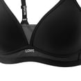 thumbnail image 4 of Gytharion Women's Thin Letter Shoulder Strap Bras Seamless Wireless Underwear Bras Small Chest Push-up Everyday Bra,36B-40B, 4 of 4