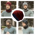 thumbnail image 4 of Sonducket 1 juego de pañuelos para el cuello, colores surtidos, polainas para el cuello, bufanda para cubrir la cara para niños adultos Sombreros Sola Sombrero Rojo Vino, 4 of 6