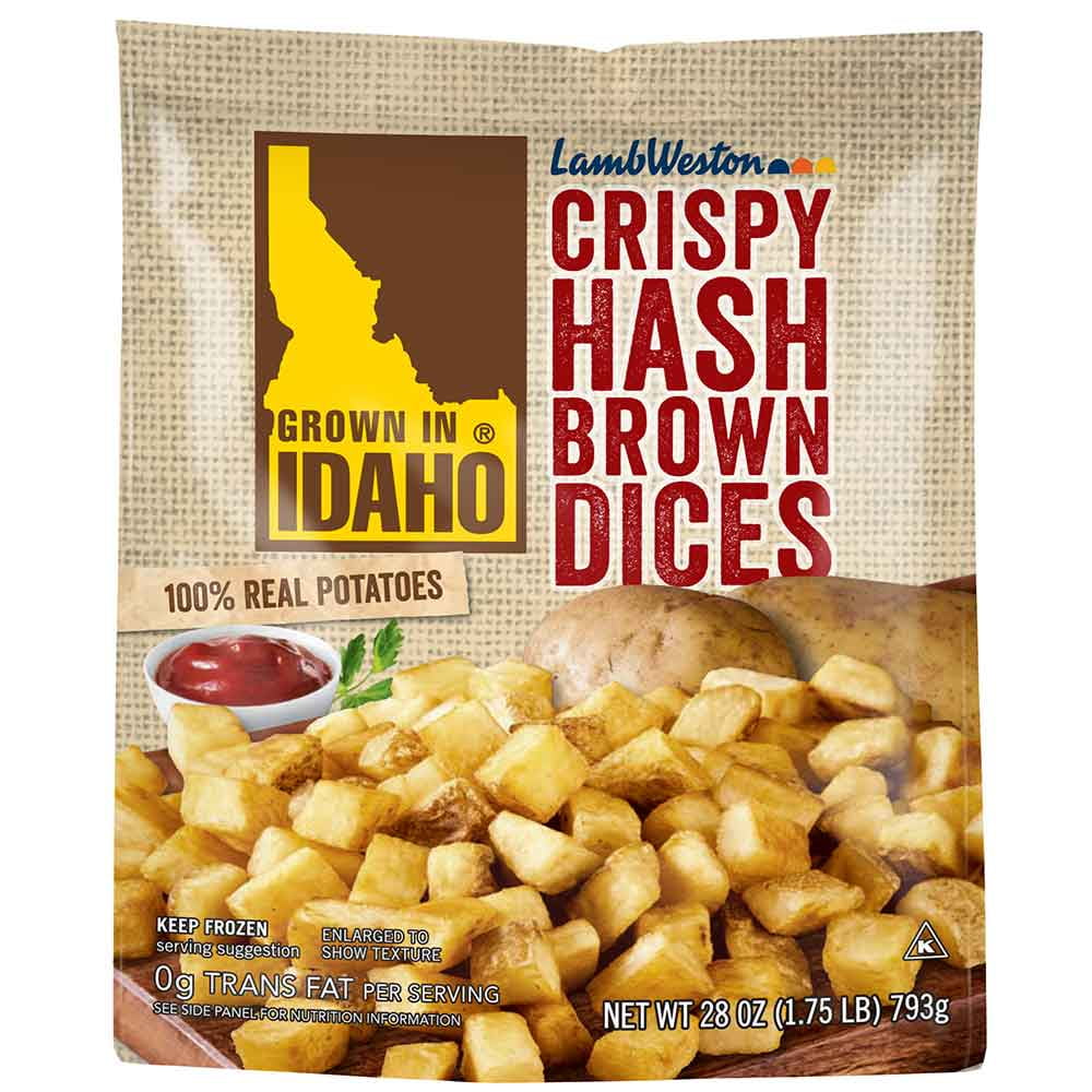 Grown In Idaho Crispy Hash Brown Dices, 28 oz (Frozen) BrickSeek