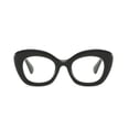 thumbnail image 2 of 4 Pairs of Womens Cat Eye Spring Hinge Reading Glasses 3.0 Thick Butterfly Shape Black Readers 3.0, 2 of 4