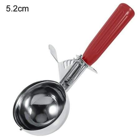 

Grandest Birch Stainless Steel Fruit Mash Ice Cream Ball Scoop with Plastic Handle Kitchen Tool Durable Non Slip Kitchen Tool Ice