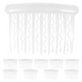 thumbnail image 2 of 10PCS French Twist Hair Combs for Pet Use Made from Plastic Transparent Color Lightweight and, 2 of 9