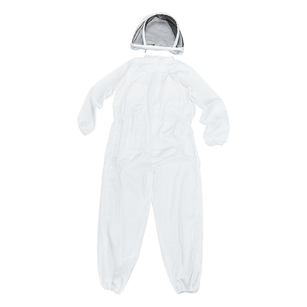 Details about   Full Body Hood Veil Jacket Pants Beekeeping Suit XL Protective Bee Equipment 