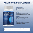 thumbnail image 3 of (3 Pack) MemoryOn Brain Supplements, Memory On Premium Nootropic (180 Capsules), 3 of 9