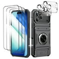 thumbnail image 3 of Elegant Choise for iPhone 17 Pro/17 Pro Max Case 5 Piece Set - With 3x Screen Protectors & 2x Camera Lens Protectors, 3 of 19