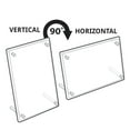 thumbnail image 4 of Beveled Edge L-Frame Acrylic Sign Holder 4"W X 6"H, 2-Pack, 4 of 4