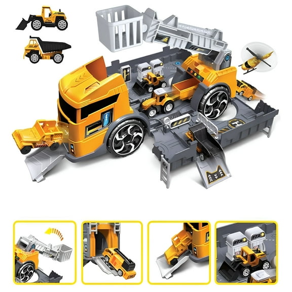 BESTSKY Kids Fire Truck Toys for 3 4 5 6 Years Old Boys,Fire Rescue Vehicle with Shooting Water,Lights and Sounds