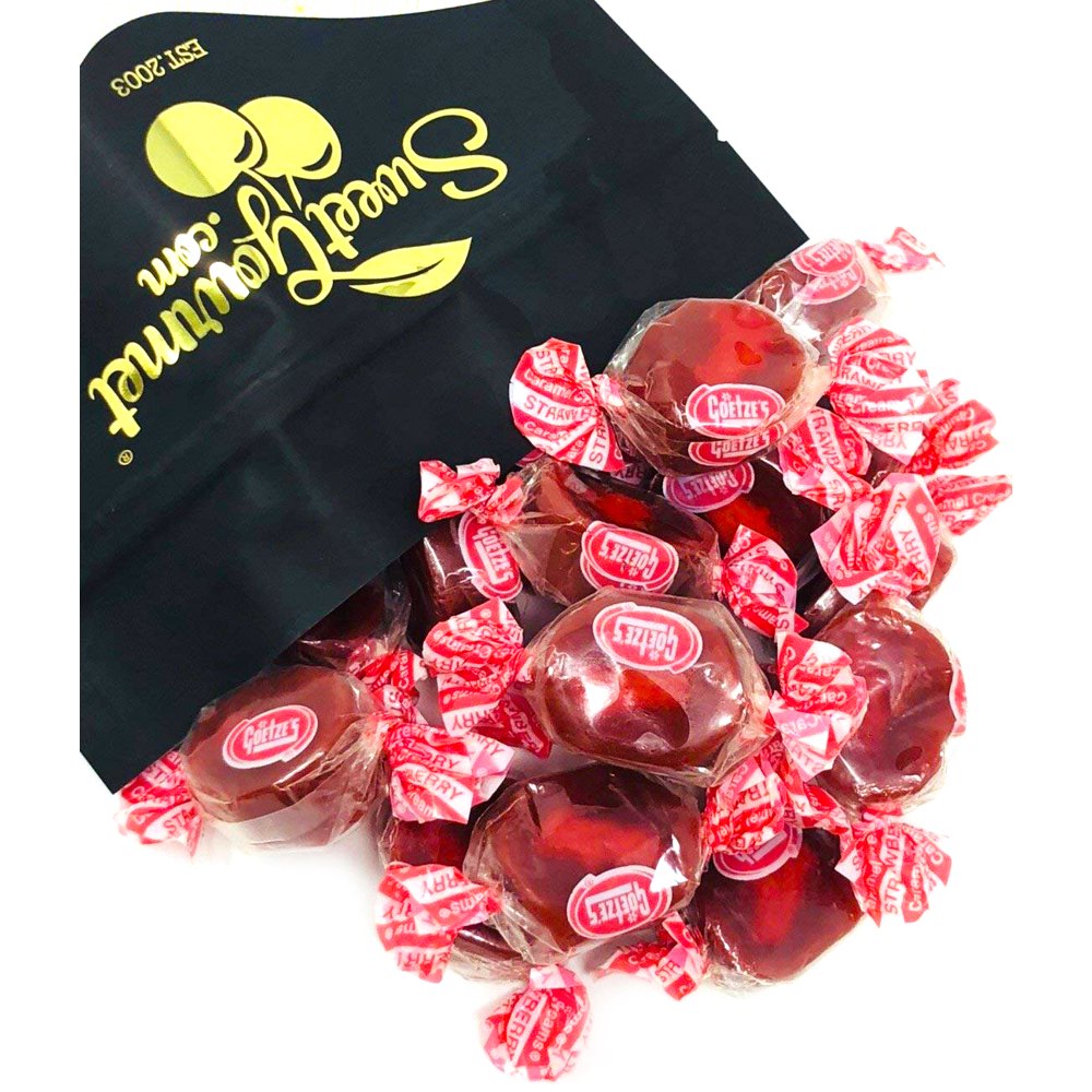 Strawberry Caramel Creams chewy vanilla caramel & strawberry cream