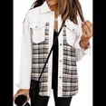 thumbnail image 2 of Chaqueta Vaquera Estilo Boyfriend, Informal, de Larga, con Botones y Bolsillos, para Mujer M, 2 of 9