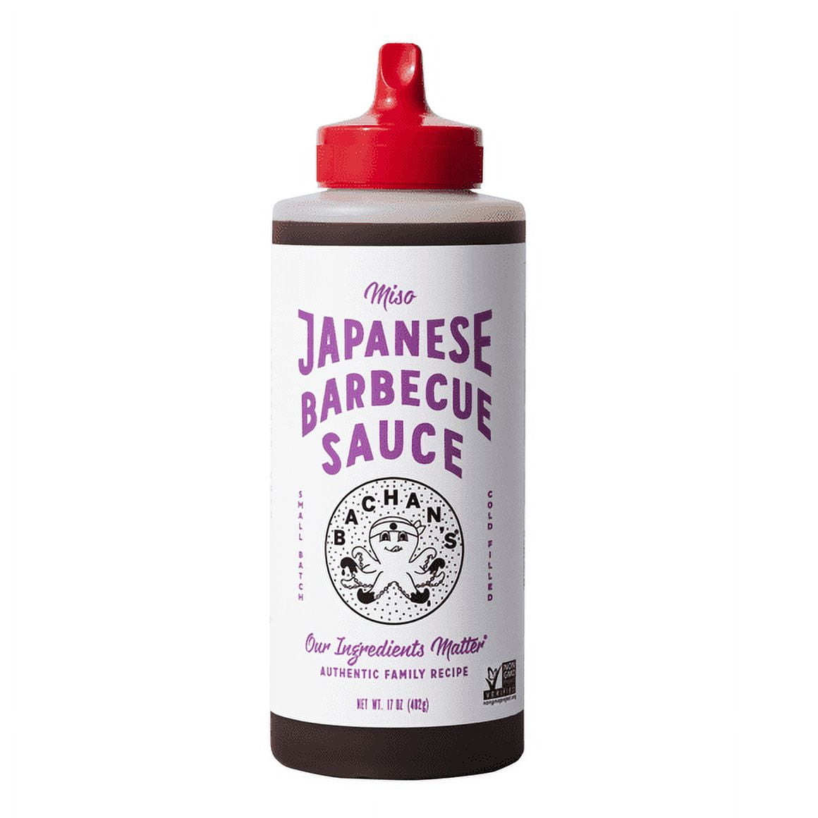 Bachan's Japanese Barbecue Sauce, 3 17 oz Bottles - 1 Original, 1 Sweet Honey, 1 Miso