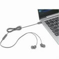 thumbnail image 7 of Lenovo In-Ear Earbuds Wired Headphone with USB Type C, Gray, 7 of 7
