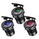 thumbnail image 4 of Cargador de coche USB-C verde de 12 V/24 V, QC3.0, enchufe PD, adaptador de corriente de carga rápida con voltímetro para coche, barco, camión, motocicleta, 4 of 5