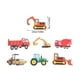 thumbnail image 5 of BRIGHTFUFU Guirnalda de papel con forma de camión excavadora de siete coches para decoración de fiesta de cumpleaños, 5 of 8