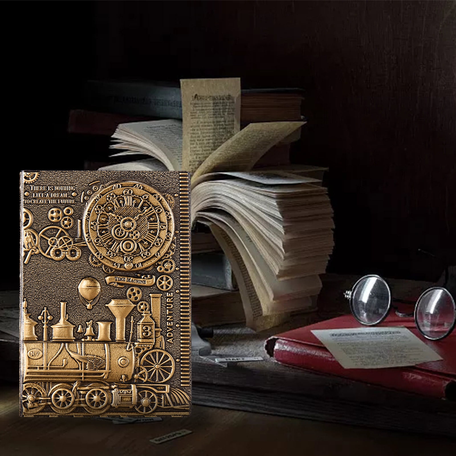 Hardcover Notebook European Embossed Notepad A5 Diary