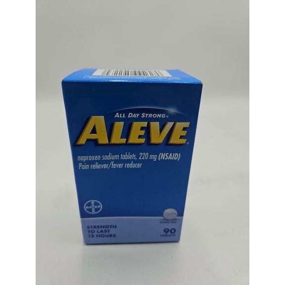 Aleve Pain Reliever/Fever Reducer Tablets - 90 Tablets