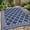 Dark blue/white, variant on Waterproof Outdoor Rug 10x14ft – Reversible UV-Resistant Straw Area Mat, Portable, Great for Patio, Camping, RV, Deck, Balcony, Porch, Beach, Backyard – Peony Brown/Coffee, 10*14ft(305*427cm)