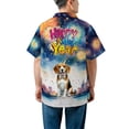 thumbnail image 5 of Happy New Year with Beagle Fireworks Holiday Xmas Winter 2025 Hawaiian Shirt Breathable Summer Unisex Merch Beagles Dog Lover Gifts Idea - 00025, 5 of 6